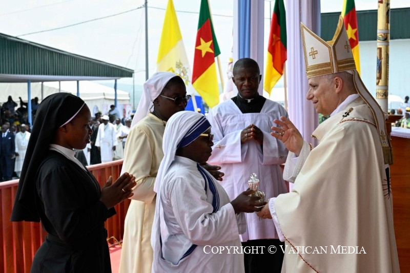 Messe au “Japoma Stadium” (Douala), 17 avril 2026 © Vatican Media