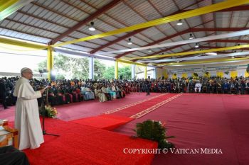 Rencontre avec le monde universitaire, 17 avril 2026 © Vatican Media
