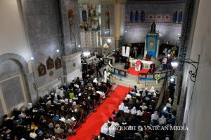 Discours du Pape Léon XIV lors de la rencontre avec la communauté algérienne, 13 avril 2026 © Vatican Media 