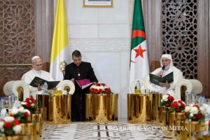 Visite à la Grande Mosquée d'Alger, 13 avril 2026 © Vatican Media  