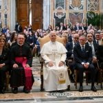 Discours du pape Léon XIV aux dirigeants et au personnel de l'Institut national italien de sécurité sociale (INPS), 10 avril 2026 © Vatican Media