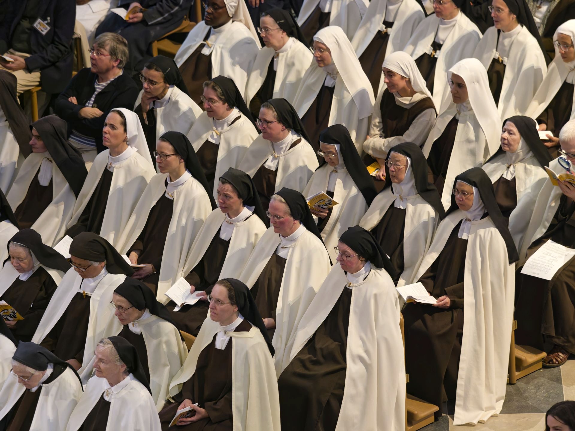 Lors de la cérémonie d'action de grâce pour les 16 saintes carmélites à Notre-Dame de Paris © Yannick Boschat / diocèse de Paris