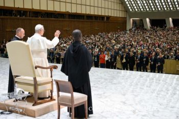 Discours du pape Léon XIV aux participants à la Rencontre nationale des enseignants de religion catholique, promue par la Conférence épiscopale italienne, 25 avril 2026 © Vatican Media