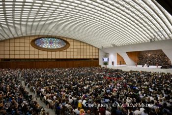 Discours du pape Léon XIV aux participants à la Rencontre nationale des enseignants de religion catholique, promue par la Conférence épiscopale italienne, 25 avril 2026 © Vatican Media