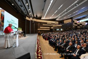 Rencontre avec les autorités, la société civile et le corps diplomatique, 13 avril 2026 © Vatican Media 