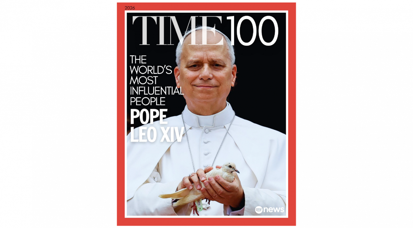 Léon XIV apparaît aux côtés de personnalités telles que Claudia Sheinbaum, Donald Trump, Marco Rubio et Mark Carney © OSV / Time