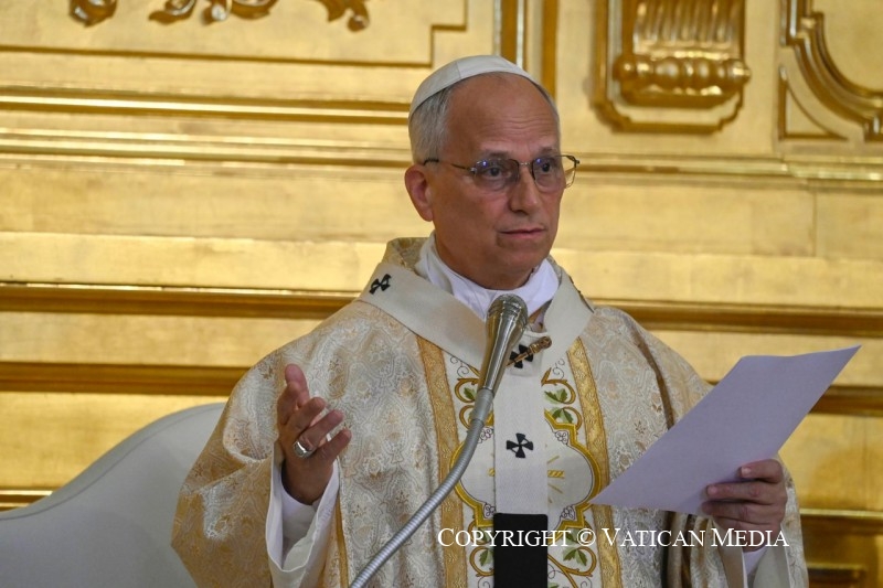 Messe en la Basilique de l'Immaculée Conception (Mongomo), 22 avril 2026 © Vatican Media