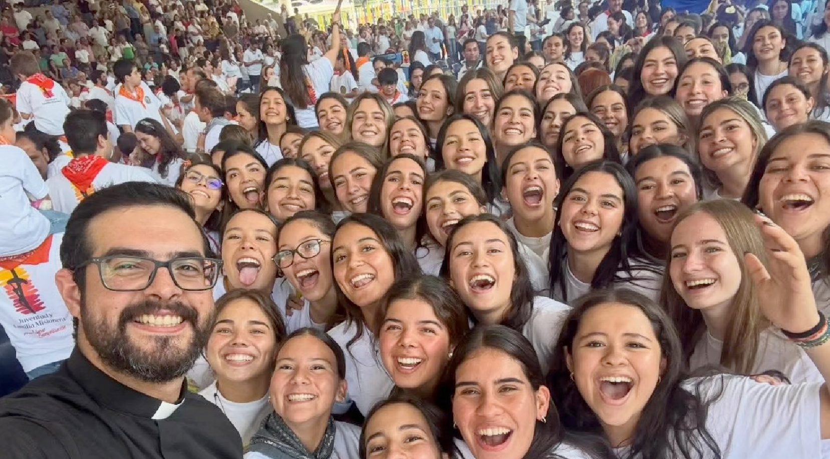 Des Milliers De Missionnaires Se Sont Rassemblés À L'Université Anáhuac De Mexico Le Dimanche 5 Avril Pour Célébrer La Messe De la Résurrection © Légionnaires Du Christ