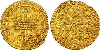 Légende : Agnus Dei / Christus vincit-regnat-imperat : système monétaire des Rois de France © Wikimedia