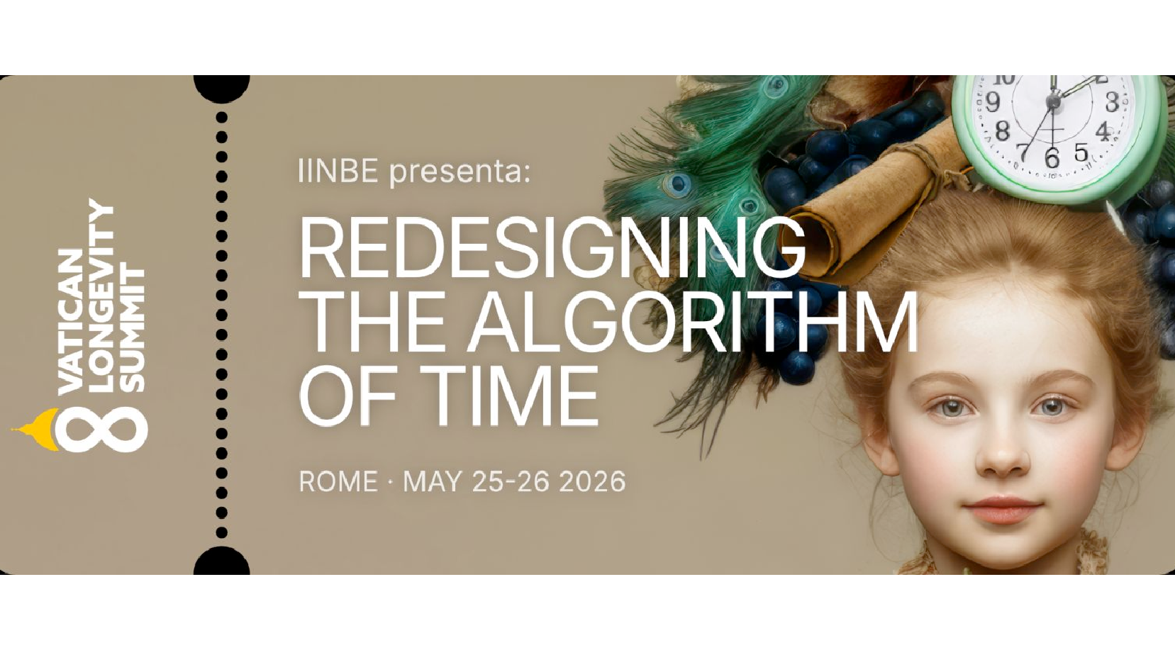 Deuxième Édition Du Sommet Du Vatican Sur La Longévité, Qui Se Tiendra Les 25 Et 26 mai 2026 À Rome © IINBE – Institut International De Neurobioéthique 