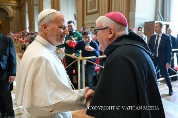 Discours du pape Léon XIV aux confirmands de l'archidiocèse métropolitain de Gênes, 16 mai 2026 © Vatican Media
