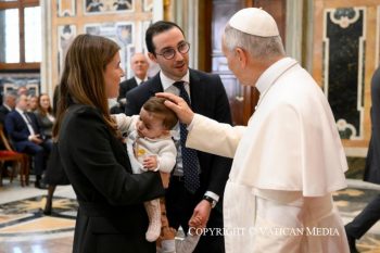 Discours du pape Léon XIV aux membres de l'Intergroupe « Démographie » du Parlement européen, 25 mai 2026 © Vatican Media 