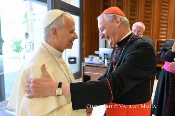 Discours du pape Léon XIV aux évêques de la Conférence épiscopale italienne, 28 mai 2026 © Vatican Media 