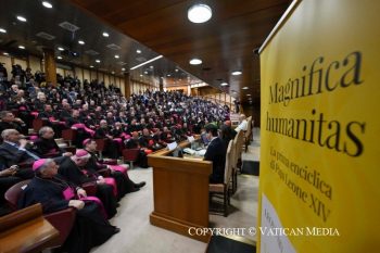 Présentation de la Lettre encyclique Magnifica humanitas, 25 mai 2026 © Vatican Media