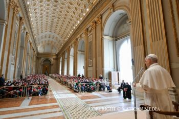 Discours du pape Léon XIV aux confirmands de l'archidiocèse métropolitain de Gênes, 16 mai 2026 © Vatican Media
