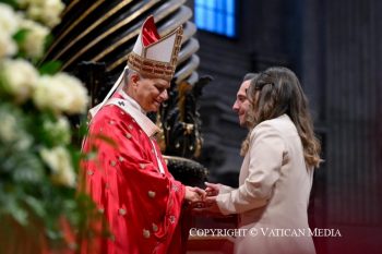 Homélie du Pape Léon XIV lors de la messe de Pentecôte, 24 mai 2026 © Vatican Media
