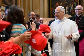 Discours du pape Léon XIV aux confirmands de l'archidiocèse métropolitain de Gênes, 16 mai 2026 © Vatican Media
