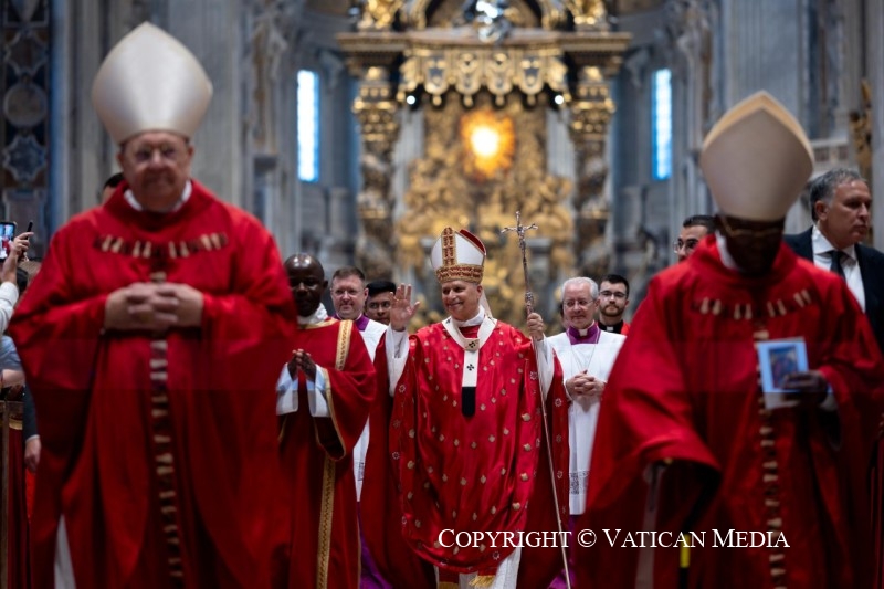 Homélie du Pape Léon XIV lors de la messe de Pentecôte, 24 mai 2026 © Vatican Media