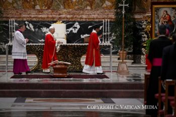 HOMÉLIE DU PAPE LÉON XIV lors des OBSÈQUES DU CARDINAL PAUL EMIL TSCHERRIG, 15 mai 2026 © Vatican Media