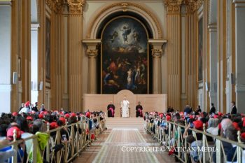 Discours du pape Léon XIV aux confirmands de l'archidiocèse métropolitain de Gênes, 16 mai 2026 © Vatican Media
