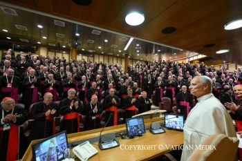 Discours du pape Léon XIV aux évêques de la Conférence épiscopale italienne, 28 mai 2026 © Vatican Media 