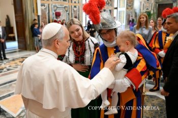 Audience aux membres de la Garde Suisse Pontificale, 7 mai 2026 © Vatican Media