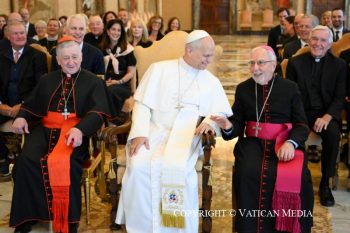 Discours du pape Léon XIV à une délégation de la « Catholic Extension Society », 18 mai 2026 © Vatican Media
