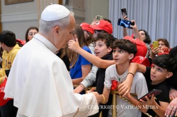 Discours du pape Léon XIV aux confirmands de l'archidiocèse métropolitain de Gênes, 16 mai 2026 © Vatican Media
