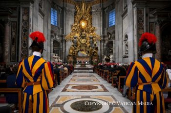 HOMÉLIE DU PAPE LÉON XIV lors des OBSÈQUES DU CARDINAL PAUL EMIL TSCHERRIG, 15 mai 2026 © Vatican Media