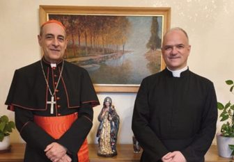 Rencontre entre le cardinal Fernández et le Supérieur général de la Fraternité sacerdotale Saint-Pie-X le 12 février 2026 © Vatican Media