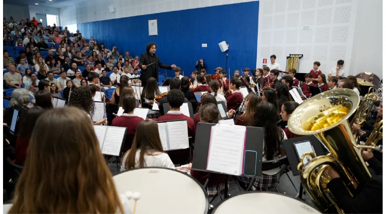 Concert offert par le Jeune Orchestre symphonique Jean-Paul II © Religión Confidencial
