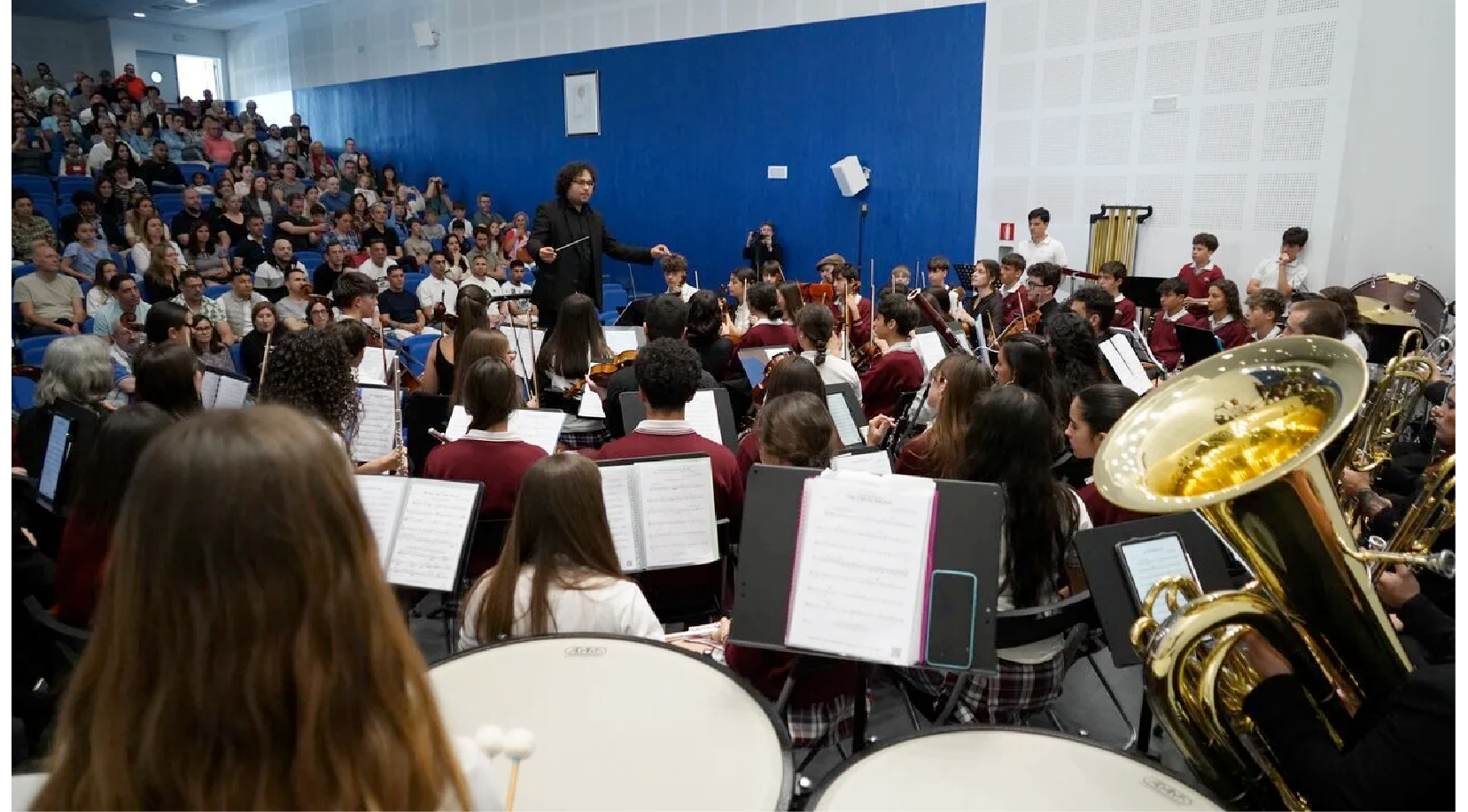 Concert offert par le Jeune Orchestre symphonique Jean-Paul II © Religión Confidencial