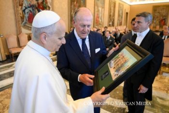 Discours de León XIV à la délégation du « Círculo Ecuestre » de Barcelone (Espagne), 25 mai 2026 © Vatican Media 