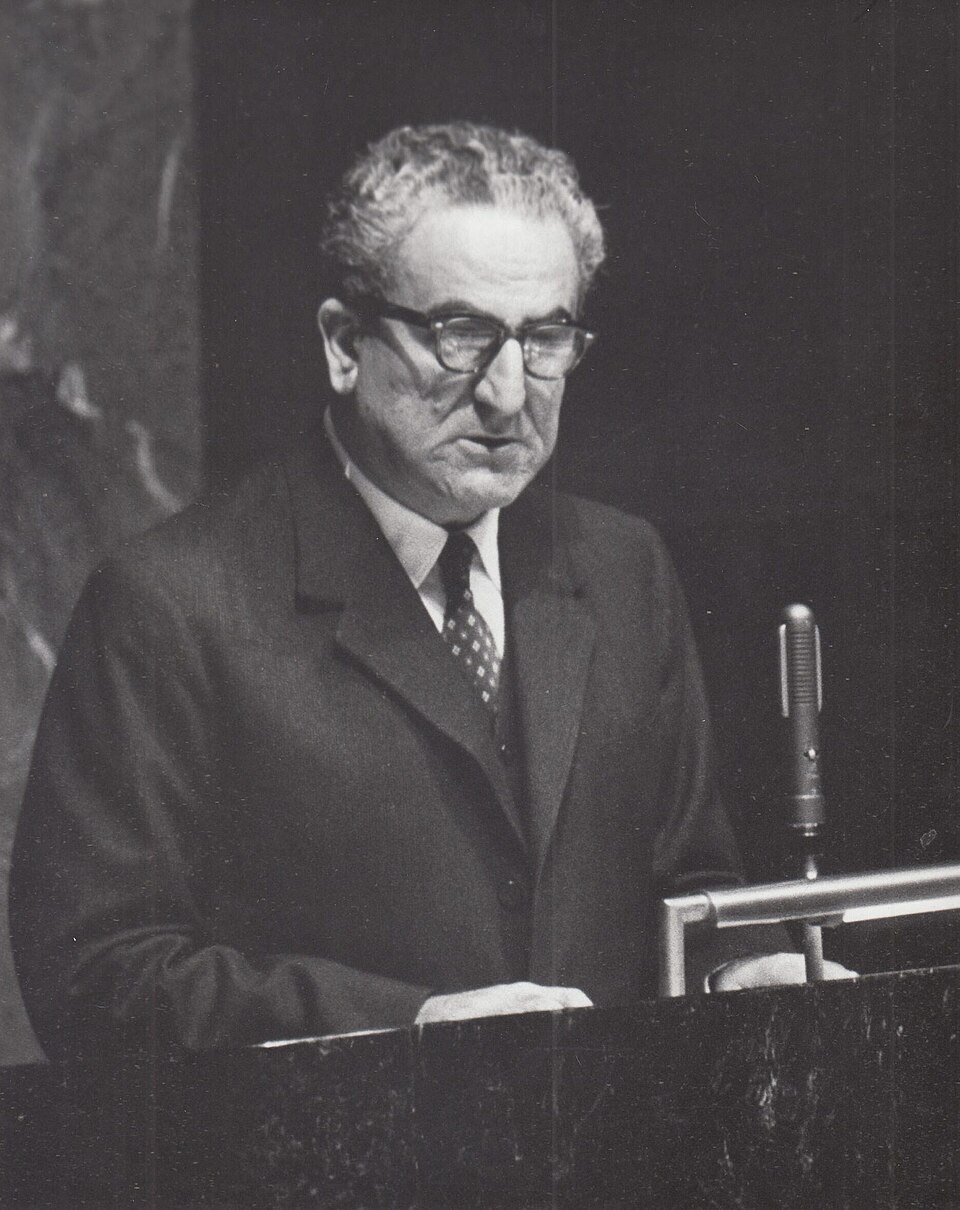 Dr. Charles Malik, politicien libanais chrétien, co-auteur de la Déclaration universelle des Droits de l’homme (1948) © Wikimedia