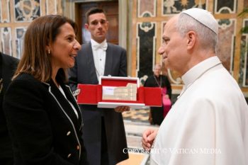 Discours du pape Léon XIV aux dirigeants et aux employés de plusieurs établissements bancaires italiens, 16 mai 2026 © Vatican Media 