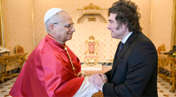 Le président argentin, Javier Milei, a déclaré le 26 mai que, « sauf imprévu », il est « très probable » que le pape se rende dans le pays à la fin de cette année© Vatican Media