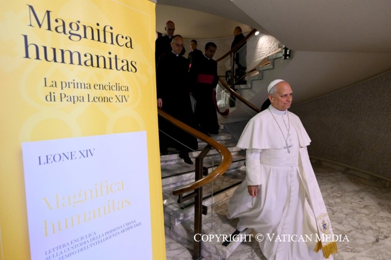 Présentation de la Lettre encyclique Magnifica humanitas, 25 mai 2026 © Vatican Media
