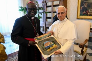 Discours du pape Léon XIV à la délégation des Représentants des Communautés musulmanes du Sénégal, 9 mai 2026 © Vatican Media