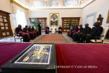 Discours du pape Léon XIV Au Conseil d'administration de la Fondation Jean-Paul II pour le Sahel, 9 mai 2026 © Vatican Media 