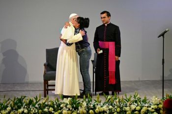 Visite au Centre pénitentiaire « Brians 1 », 10 juin 2026 © Vatican Media 