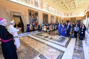 Discours du pape Léon XIV aux membres de la Fondation Jérôme Lejeune, 22 juin 2026 © Vatican Media 