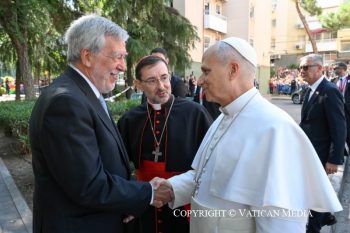 Visite aux opérateurs et aux bénéficiaires du projet social « Cedia 24 Horas » 6 juin 2026 © Vatican Media 