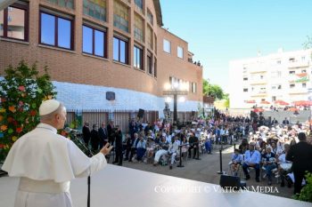 Visite aux opérateurs et aux bénéficiaires du projet social « Cedia 24 Horas » 6 juin 2026 © Vatican Media 