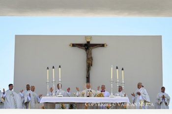 Messe au port de Santa Cruz de Tenerife, 12 juin 2026 © Vatican Media 
