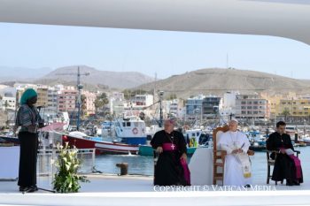 Rencontre avec les organisations d'accueil de migrants, 11 juin 2026 © Vatican Media  