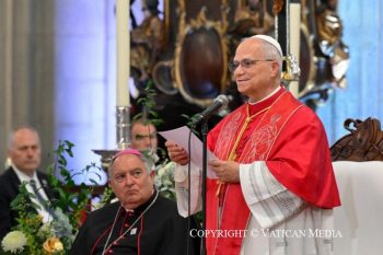Rencontre avec les évêques, les prêtres, les diacres, les religieux et religieuses, les séminaristes et les agents pastoraux, 11 juin 2026 © Vatican Media 