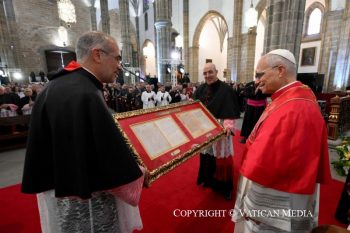 Rencontre avec les évêques, les prêtres, les diacres, les religieux et religieuses, les séminaristes et les agents pastoraux, 11 juin 2026 © Vatican Media 
