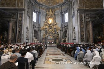 Chapelle papale pour les obsèques du Card. Camillo Ruini, 18 juin 2026 © Vatican media 
