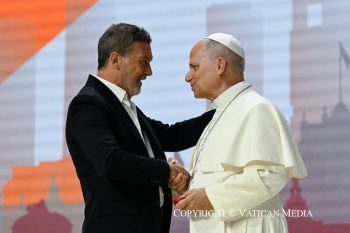 Discours du pape Léon XIV lors de la rencontre « Tisser des réseaux avec le monde de la culture, de l’art, de l’économie et du sport » le 7 juin 2026 © Vatican Media 
