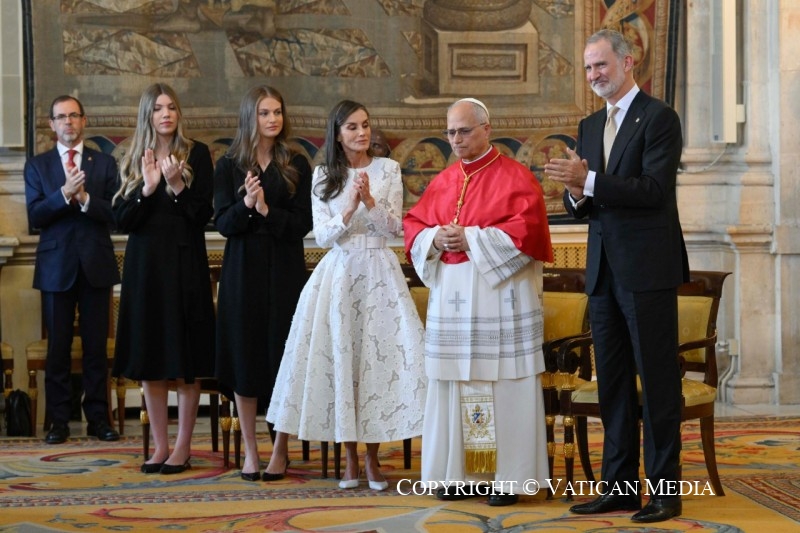 Rencontre avec les autorités, la société civile et le corps diplomatique, 6 juin 2026 © Vatican Media